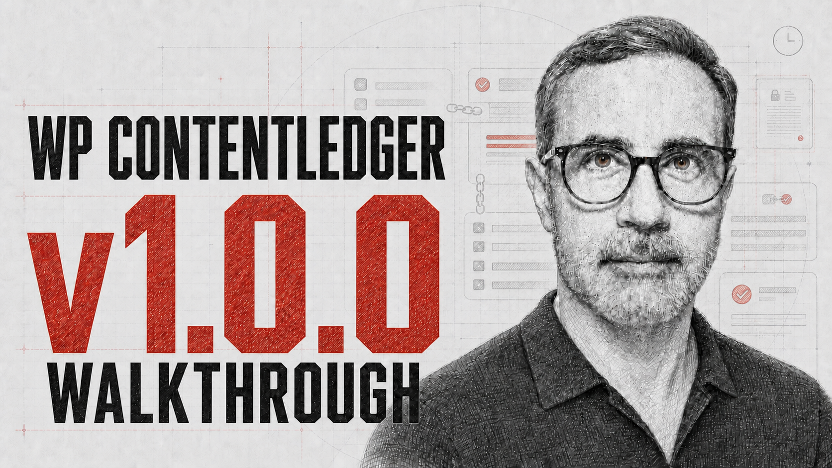 WP ContentLedger v1.0.0 walkthrough video thumbnail